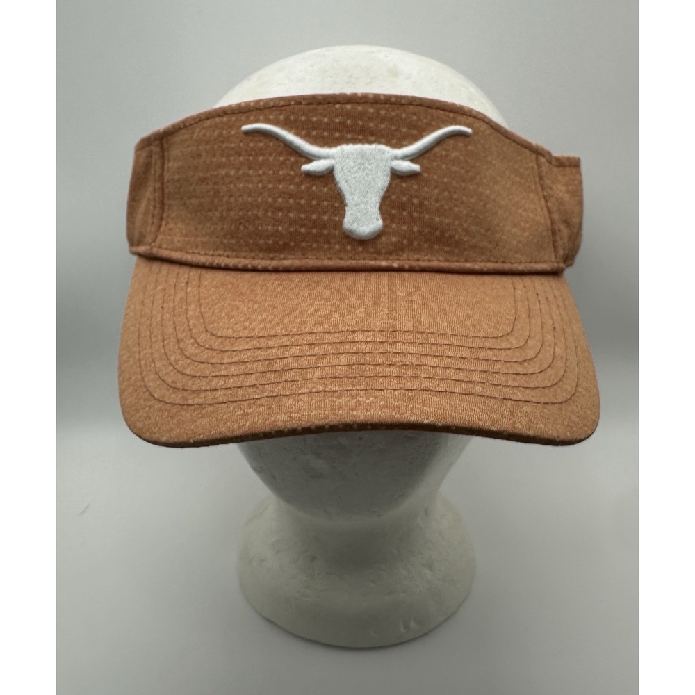 Texas Longhorns Football Sideline Adjustable Sun Visor Cap Hat Orange